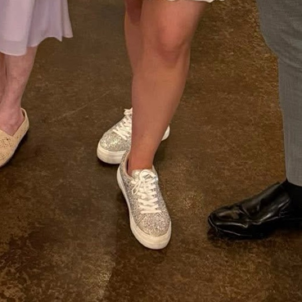 Betsey Johnson Sparkly sneakers